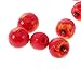 Jili Online 10pcs Mini Fruit Apple Dollhouse Miniature Kitchen Decor Accessory 1/12