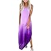 Produktbild Dresses for Women Sale Angebote V-Ausschnitt Strandkleid Lang Kleider Cocktailkleid mit Schlitz Bodycon Bleistiftkleid Colorblock Arbeitskleider mit Gürtel Sommer Freizeit Boho V-Ausschnitt Midi