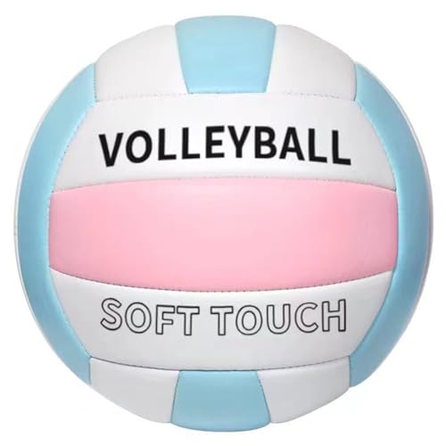 GRABAGECAN Beach Volleyballs Official Size 5 Soft Volleyballs Sand Sports PU Volleyballs Professional Training Game