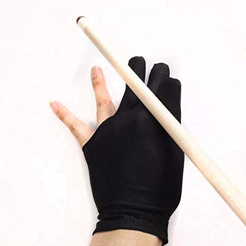 image for ORNOOU 10 Pieces Sports Billiard Glove Soft Quick-Dry 3 Fingers Show P