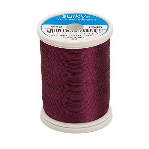 Hilo Sulky Rayon 2 hilos 850 yd, color púrpura miniatura 1