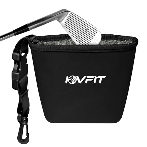 Golf Club and Golf Ball Cleaning Bag, Portable Waterproof Club