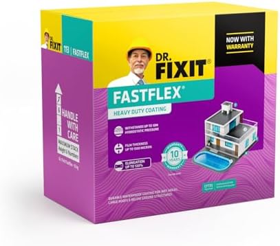 DR. FIXIT FASTFLEX, Cementitious Coating, New Construction: Terrace ...