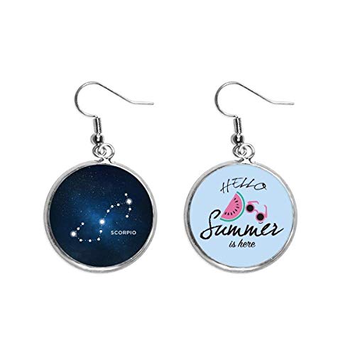 Pendientes de Escorpión estilo constelación ideales para tus looks de playa y verano