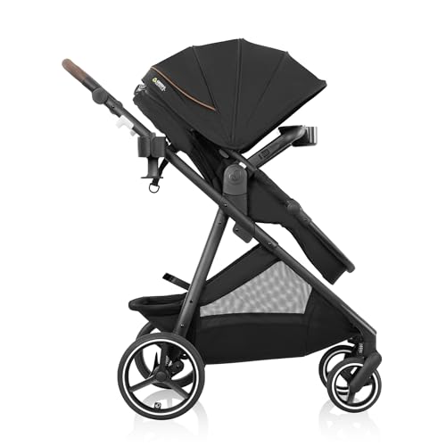 Image of Evenflo Shyft Intuiti+ Stroller with Green & Gentle Fabric (Jasper)