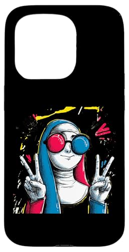 Nun Double Peace ���g�� �|�b�v �L�����N�^�[ �O���t�B�b�N �T�C�� �W�F�X�`���[ �X�}�z�P�[�X iPhone 15 Pro �p