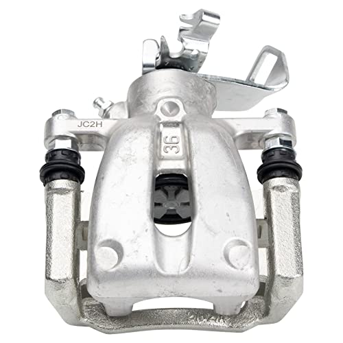 Image of TRQ Rear Left Brake Caliper w /Bracket Drivers Side