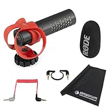 Compact directional microphone for smartphone and camera High directional action for targeted sound recording Helix Isomount mount dampens handling noise and impact sound Includes foam wind protection / fur wind protection / TRS-TRS cable / TRS - TRR...