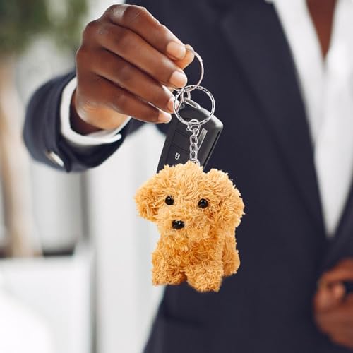 3 Stück Kreative Cartoon-Anhänger, süße Plüsch-Welpenanhänger, Kinderspielzeug, Dekorative Anhänger