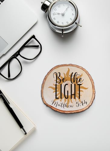 Image of MOTIVATIONAL GIFTS Be The Light Wooden Motivational Quotes Table Decorative Gifts Wood Showpiece For Office Table Living Room