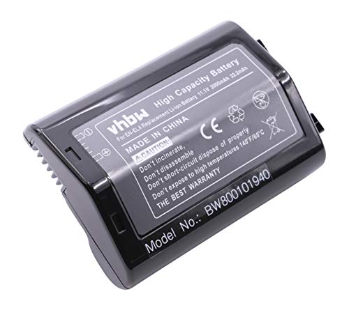 Sostituisce: EN-EL4, EN-EL4a Batteria Li-Ion adatta per NIKON D2H, D2Hs, D2X, D2Xs, F6, 2000mAh D3, D3X sostituisce EN-EL4, EN-EL4a 11,1 V