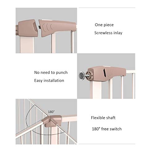 Barrière de sécurité pour animaux 110-117cm réglable à pression - 7