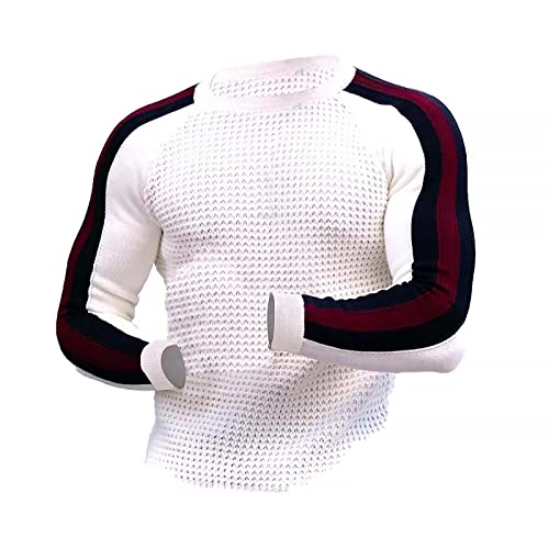 SUPENG Suéter masculino fashion de negócios, elegante e elegante, com versátil, cheio de comportamen