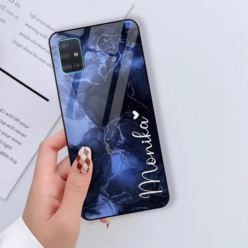 Image of COLORflow Back Cover Compatible with Samsung A71 | Marble Colors Customized | Shockproof TPU Bumper with Camera Protection Back Cover Compatible with Samsung Galaxy A71