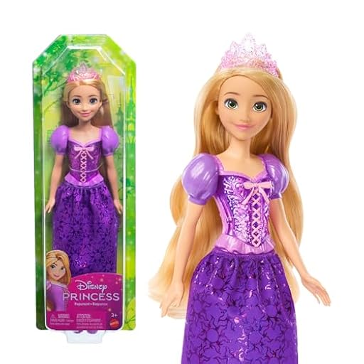 Mattel Disney Princess Rapunzel Muñeca princesa película Enredados, juguete +3 años (HLW03) | Ya disponible en tu tienda friki favorita! En mundofriki.es! Mattel Disney Princess Rapunzel Muñeca princesa película Enredados, juguete +3 años (HLW03) | Ya disponible en tu tienda friki favorita! En mundofriki.es!