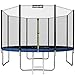 Produktbild LARMNEE Trampolin Ø 305 cm, Kindertrampolin Outdoor mit Sicherheitsnetz, mit Randabdeckung und Leiter, Zubehör, bis 150 kg EBL101TR02G1