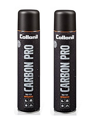Collonil Carbon Pro, spray imperméabilisant haute technologie de protection tous matériaux, 300 ml, paquet de 2, incolore