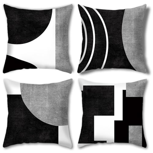Housses de coussin abstraites pour rénover facilement votre canapé
