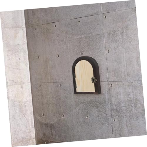 Placa de madera para interruptor de luz UKCOCO con protector de enchufes para pared 5
