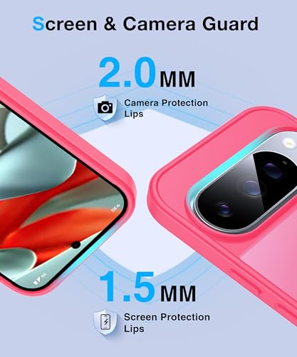 Image of [NO.1 Magnetic for Google Pixel 10 Pro XL Case with MagSafe [Military Shockproof][Translucent Matte][Anti-Fingerprint] Soft Silicone Bumper for Google Pixel 10 Pro XL Phone Case Slim, Rose