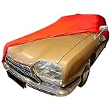 Star Cover bâche d'intérieur Compatible avec Citroen GS Housse Rouge