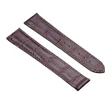 Elegante finitura effetto coccodrillo con una raffinata texture in rilievo sulla superficie, che aggiunge un tocco classico al tuo orologio preferito. Questo design ricercato è perfetto per riunioni di lavoro o occasioni formali, garantendo al contempo una lunga durata.