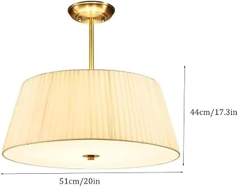 Nordic Japanese Linen Fabric Lampshade Pendant Light E26/E27 Base Pendant Lamp Bedroom Living Room Corridor Restaurant Hanging Light for Living Room Clothing Store