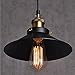 Produktbild Vintage Retro Edison Loft Pendelleuchte Lampenschirm Retro Industrielle Deckenleuchte Lampenschirm Lackiertem Eisen Regenschirm Lampenschirm Land Art Lampe