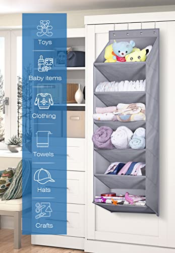 Misslo Door Shoe Rack With Deep Pockets For 12 Pairs Of Shoe Organizer Over The Door Hanger For Closet And Dorm Narrow Door Shoe Storage, Grey #TOP6