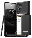 【VRS】 Galaxy S24 Ultra 対応 ケース 耐衝撃 カード収納 付 タフ スマホケース [ Samsung GalaxyS24 Ultra サムスン ギャラクシー S24 ウルトラ 対応 携帯ケース ] Damda Glide Pro 【日本正規代理店保証品】 ブラックグルーヴ