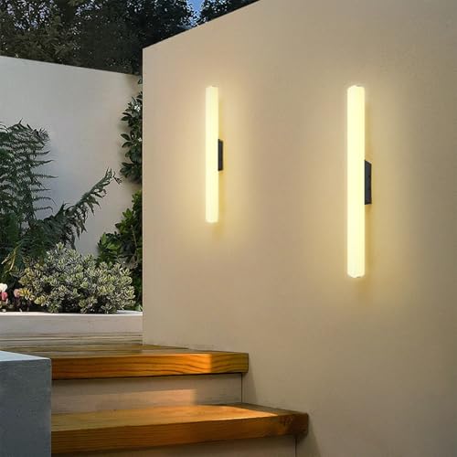 Applique murale LED extérieur étanche IP65 design moderne blanc 100cm - 4