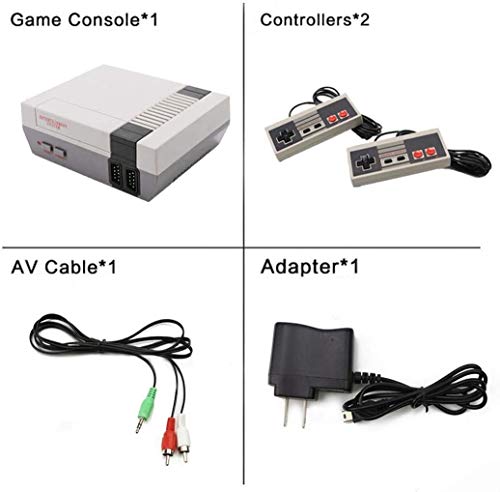 Bravet Child Adult Classic Game Handheld Console Built-in 620 Game Retro Video Game Console Dual Gamepad Handheld Game Player Console (2 Buttons)
