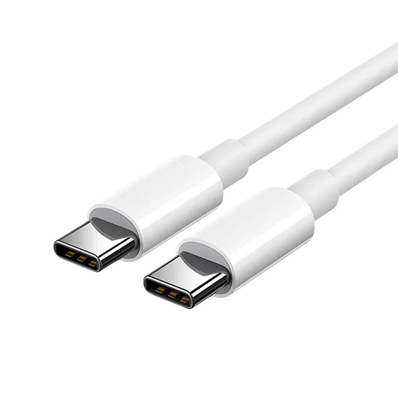 3 cables PD de 100 W USB C a USB tipo C, cable de datos de carga rápida (3 unidades - 1 m)