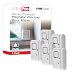 GE Personal Security Window/Door, 5-Pack, DIY Protection, Burglar Alert, Magnetic Sensor, Off/Chime/Alarm, Easy Installation, Ideal for Home, Garage, Apartment, Dorm, RV and Office, 45987, Piece