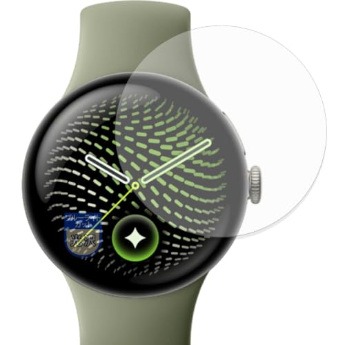 MotoMoto �t�B���� Google Pixel Watch 5 (45mm) (4���Z�b�g) �p | �ȖʑΉ� �ی�t�B���� �u���[���C�g�J�b�g �������Ŕ����� ���{��