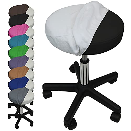 Vivezen - Drap Housse de Protection en éponge pour Tabouret Rond - 10 Coloris Cover