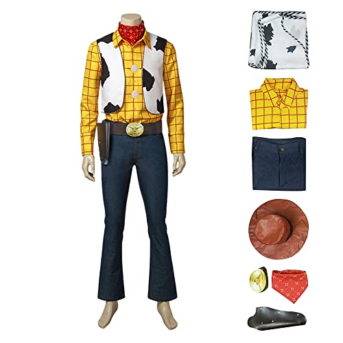 Aroinad Woody Traje de cosplay Traje de vaquero para mascarada Exposición de anime Carnaval...