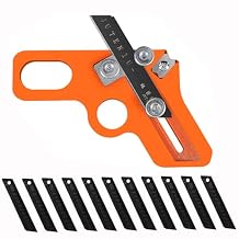 Edge Banding Trimmer with 10 Blades, Handheld Veneer Edge Cutter Woodworking Trimming Tool for Wood Edge Banding