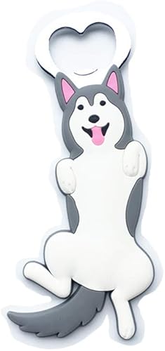Miniatura 1 de SHFICDJ Abrebotellas con forma de perro de trineo de animales, abrebotellas de cerveza, suministros de cocina creativos abrebotellas de regalo.