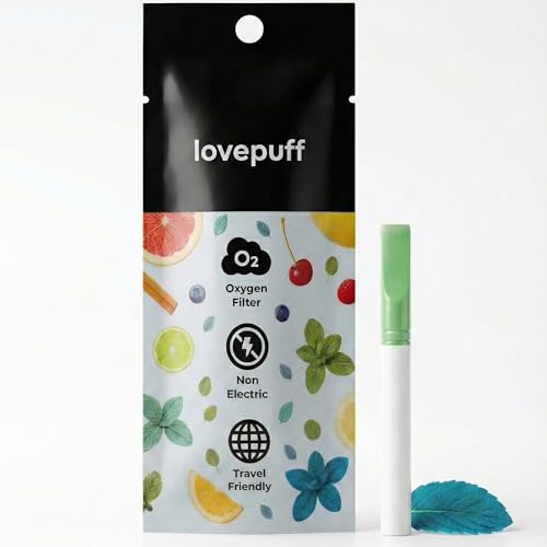LovePuff Chew Puffer No Heating Non-Electric Vaporless Puffer | Habit Replace Bad Habits, Reduce Cravings | Quit Smoking, Quit Vaping Smokeless Inhaler | Nicotine-Free Lung Detox