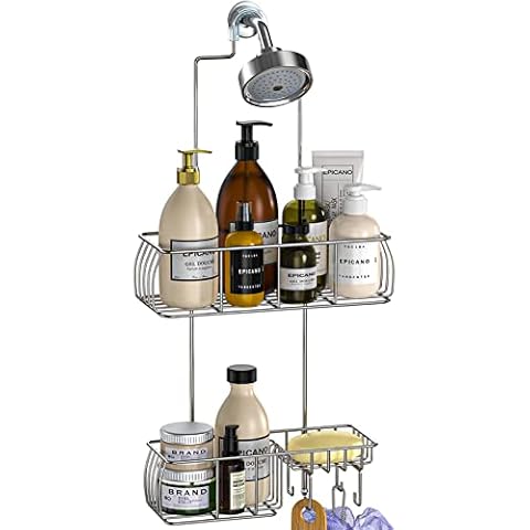 Epicano Anti-Swing Hanging Shower Caddy Stainless Steel 304 Cover
