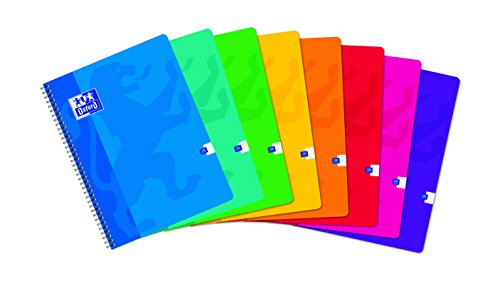 Oxford Office Klasyczny notatnik ze spiralą 100103863 z dużą podkładką 32 x 24 cm płytki 100 Se