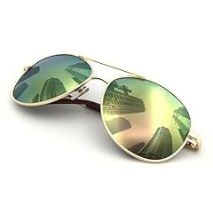 Gold Frame/Pink Mirror Lens