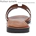 Sexynite Women's Wide Width Leather Flat Sandals Slipper 2025 Summer Fashion Comfortable Memory Foam Slides for Women Footwear