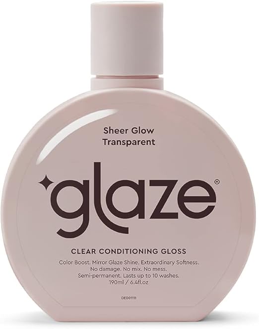 Glaze Sheer Glow Transparent Clear Conditioning Super Gloss Hair Mask