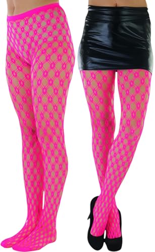 Image of ToBeInStyle Women's Large Mesh Fishnet Patterned Pantyhose Tights