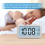 Peakeep Night Light Alarm Clock with Temp