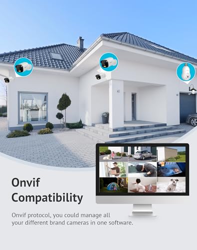 LaView Cellular Security Camera, 4G LTE No WiFi Security Camera, 4MP HD Off Grid Outdoor Camera with Motion Detection,IP65 Waterproof,Color Night Vision,SD Card Slot&US Cloud Storage,Work with Alexa
