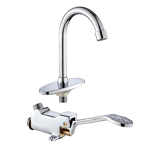 Grifos de un solo grifo de agua fría para hospital y laboratorios de latón duradero