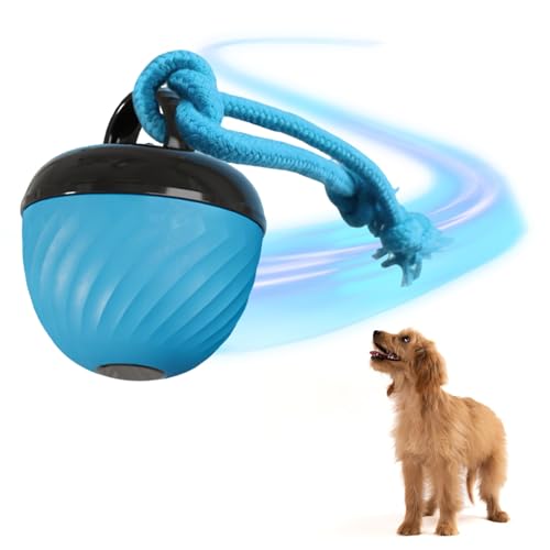 SPERMUOY Interaktives Hundespielzeug,Hundespielzeug Spielball für Hunde Zauberball Hund mit Schwanz, Hund Spielball für kleine/mittlere Hunde